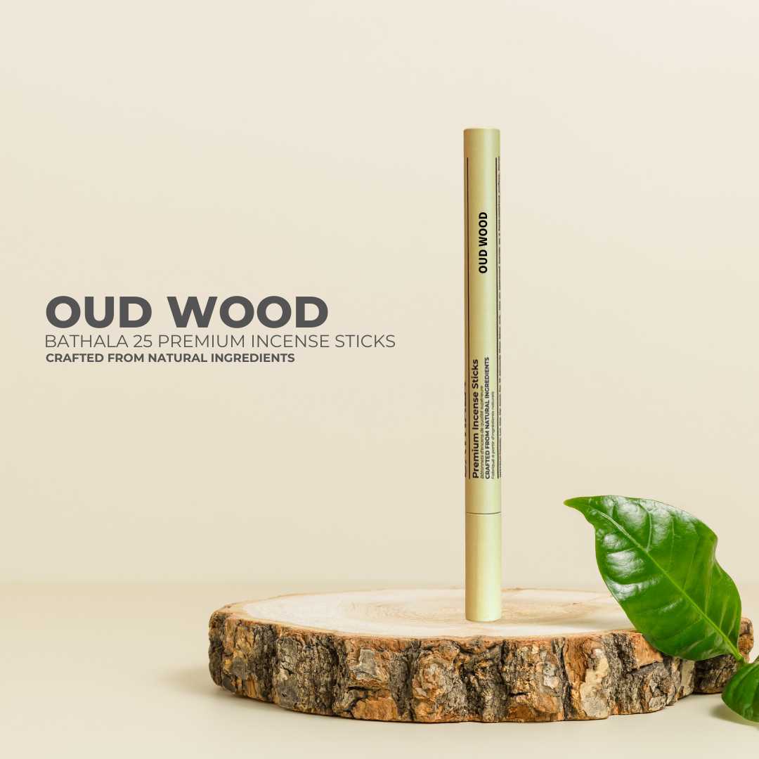 Oud Wood I Premium Natural Incense Sticks - Bathala Scents and Natural Wellness