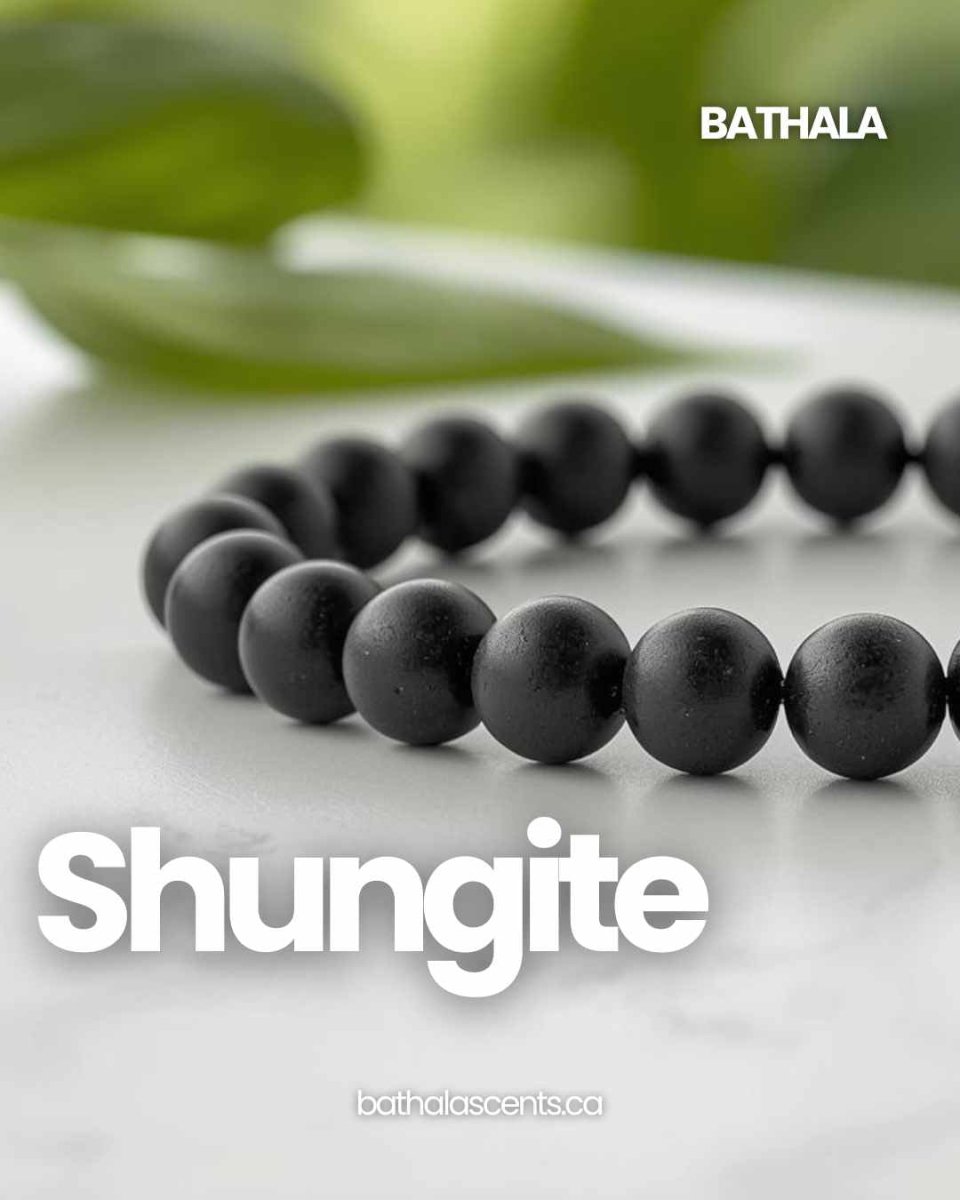 Shungite I Grounding I Earth Energy I Detoxifier I Defense against EMF - Bathala Scents and Natural Wellness