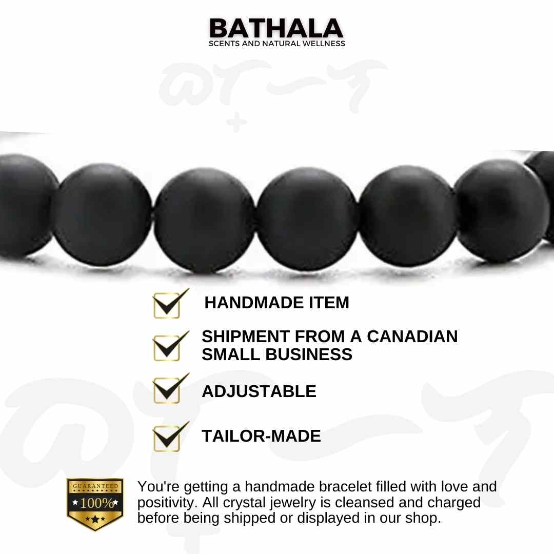 Black Onyx I Protection | Strength | Decisiveness | Courage - Bathala Scents and Natural Wellness