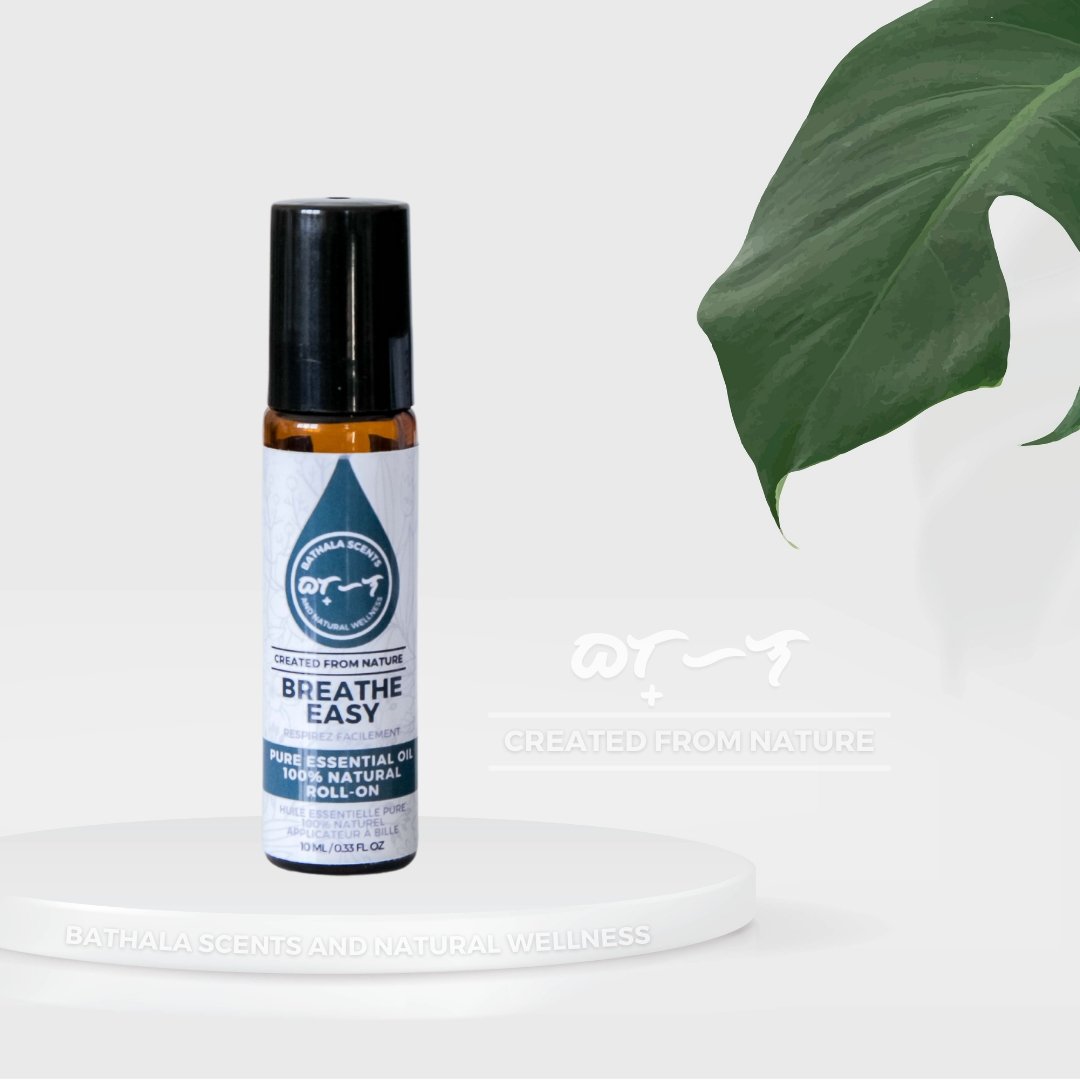 Breathe Easy I Essential Oil Roll-On Blend 10ml - Bathala Scents and Natural Wellness