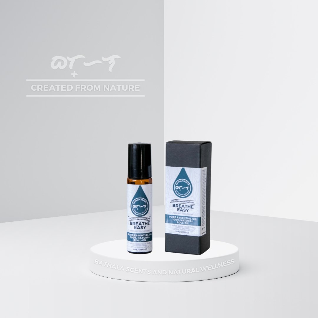 Breathe Easy I Essential Oil Roll-On Blend 10ml - Bathala Scents and Natural Wellness