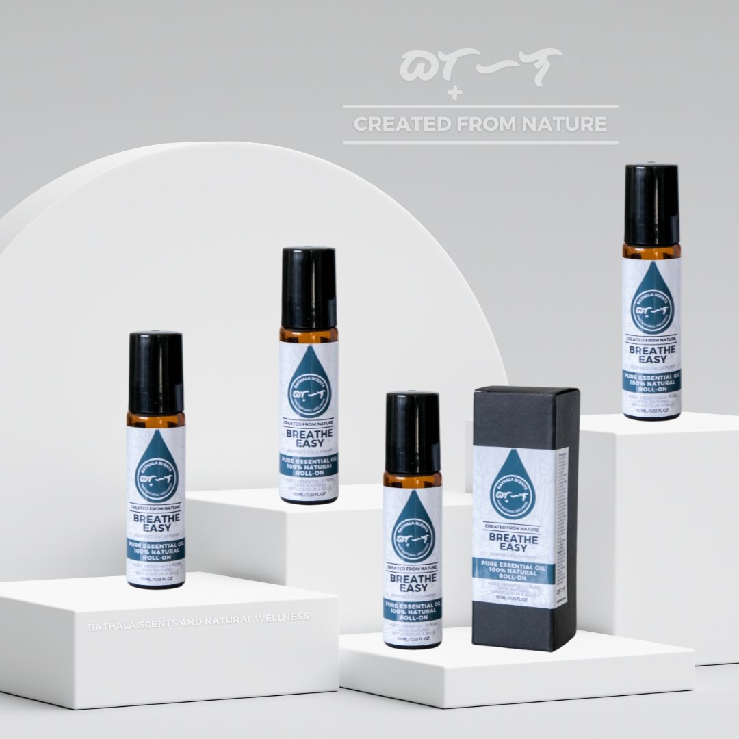 Breathe Easy I Essential Oil Roll-On Blend 10ml - Bathala Scents and Natural Wellness