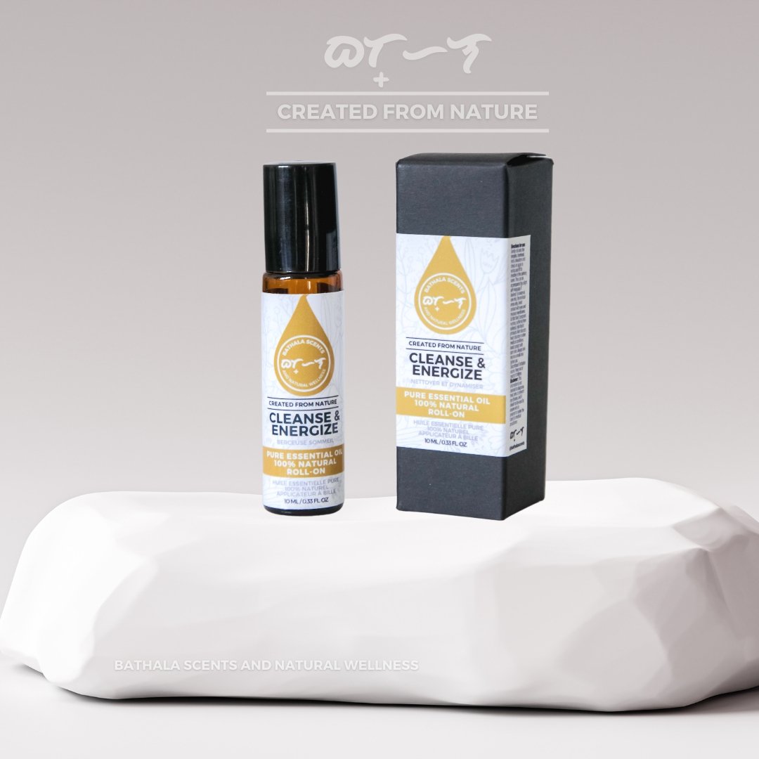 Cleanse and Enegize I Essential Oil Roll-On Blend 10ml - Bathala Scents and Natural Wellness