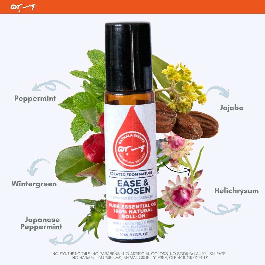Ease and Loosen I Essential Oil Roll-On Blend 10ml - Bathala Scents and Natural Wellness
