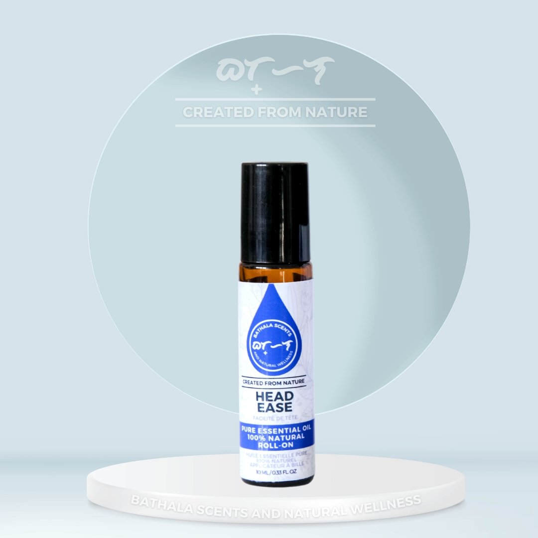 Head Ease I Essential Oil Roll-On Blend 10ml - Bathala Scents and Natural Wellness