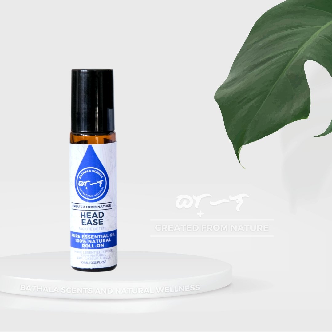 Head Ease I Essential Oil Roll-On Blend 10ml - Bathala Scents and Natural Wellness