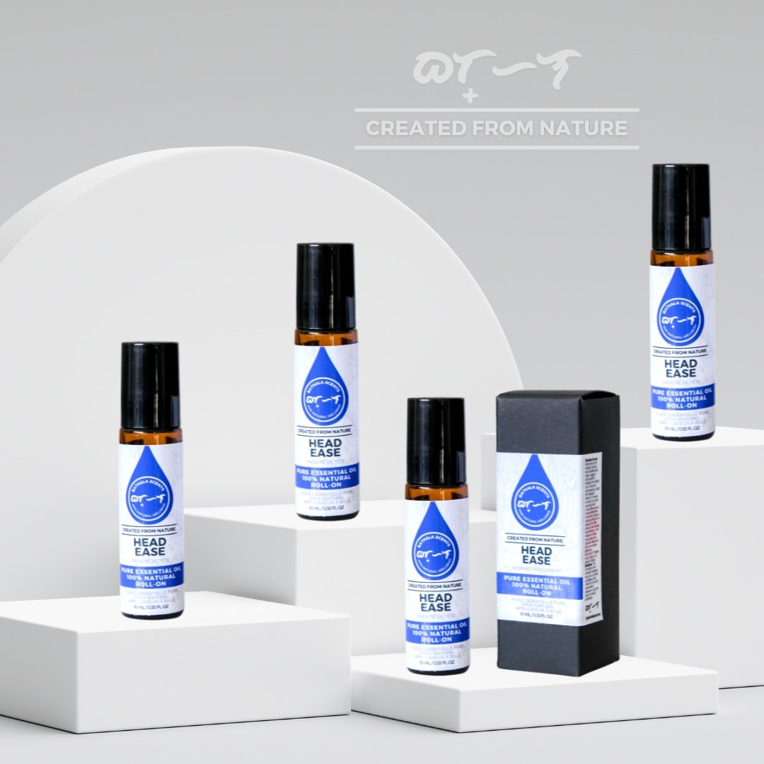 Head Ease I Essential Oil Roll-On Blend 10ml - Bathala Scents and Natural Wellness