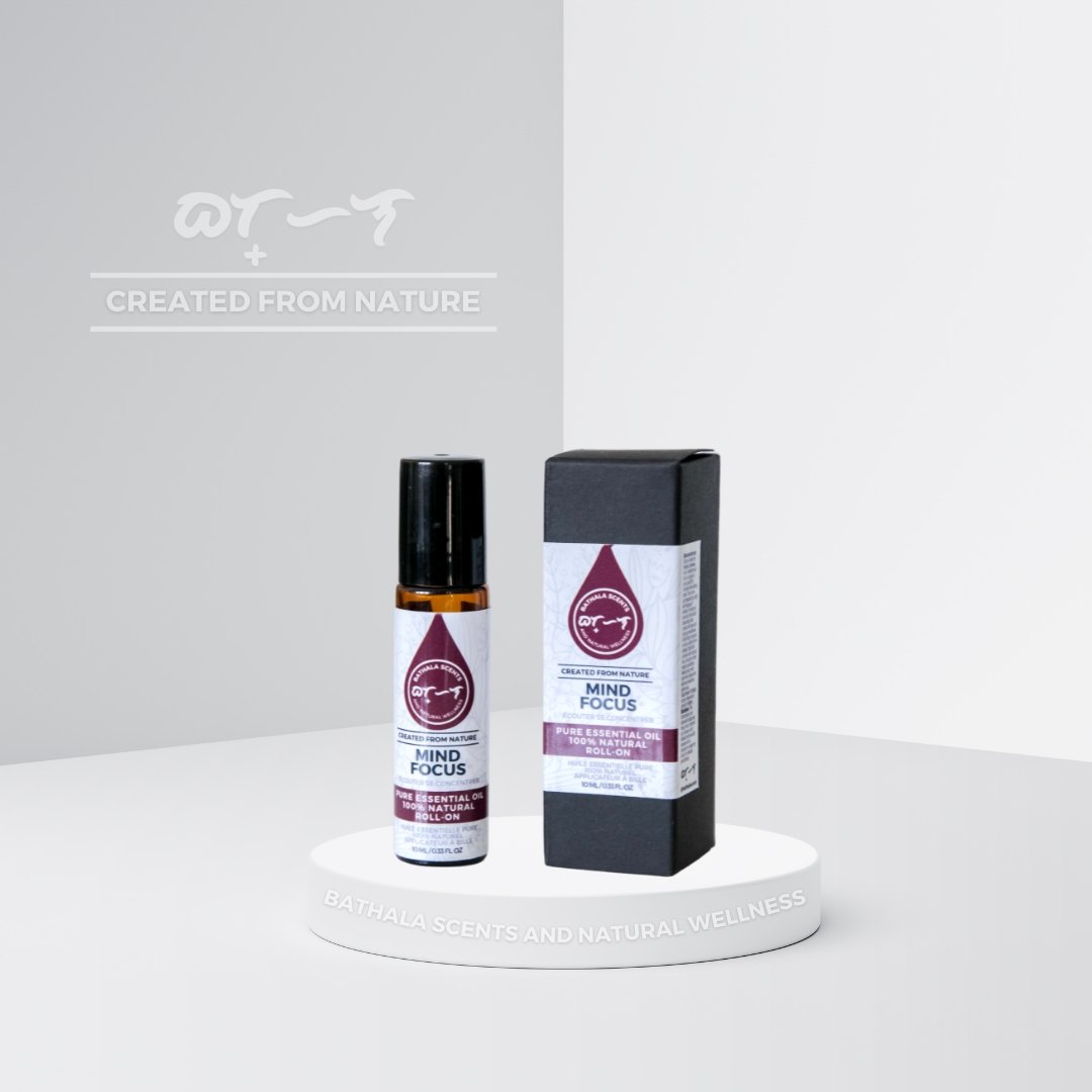 Mind Focus I Essential Oil Roll-On Blend 10ml - Bathala Scents and Natural Wellness