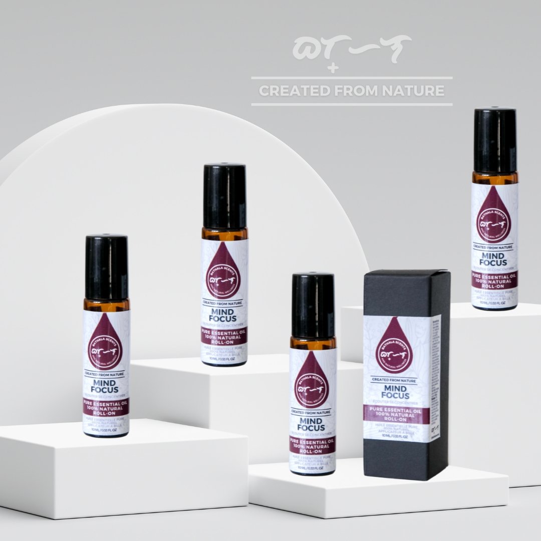 Mind Focus I Essential Oil Roll-On Blend 10ml - Bathala Scents and Natural Wellness