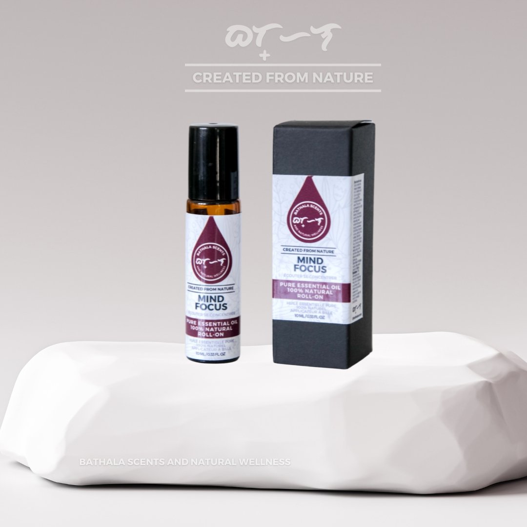 Mind Focus I Essential Oil Roll-On Blend 10ml - Bathala Scents and Natural Wellness