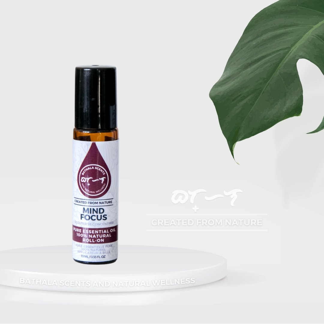 Mind Focus I Essential Oil Roll-On Blend 10ml - Bathala Scents and Natural Wellness