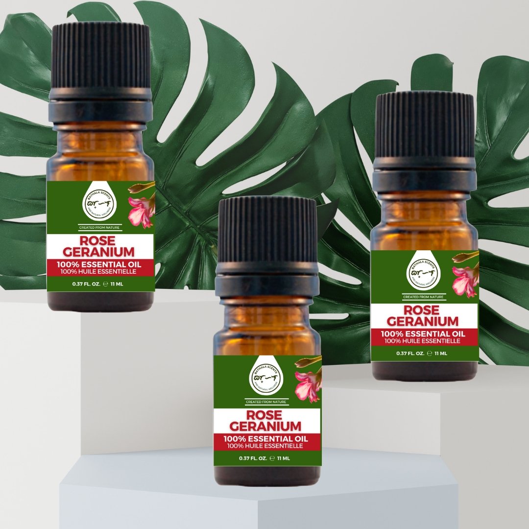Rose Geranium Essential Oil 11ml I Bathala Scents - Bathala Scents and Natural Wellness