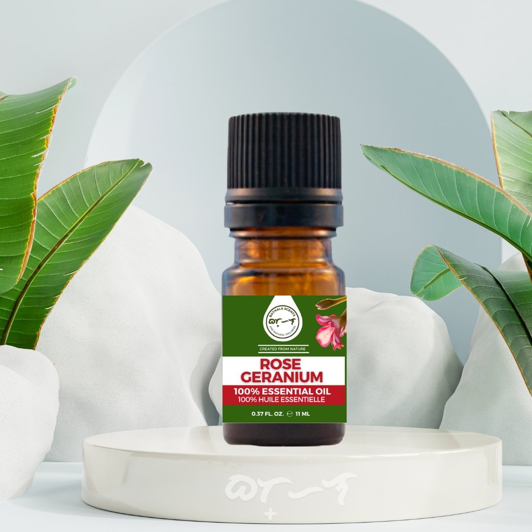 Rose Geranium Essential Oil 11ml I Bathala Scents - Bathala Scents and Natural Wellness