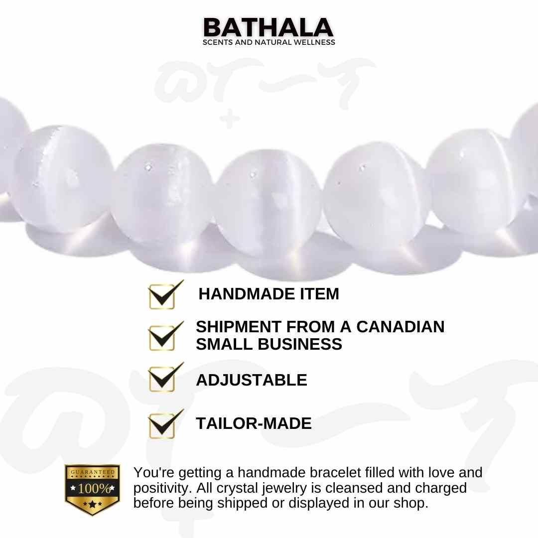 Selenite I Healing I Well-being I Eliminate Negative Energy I Purify I Revitalise I Cleansing and Recharging of other Crystals - Bathala Scents and Natural Wellness