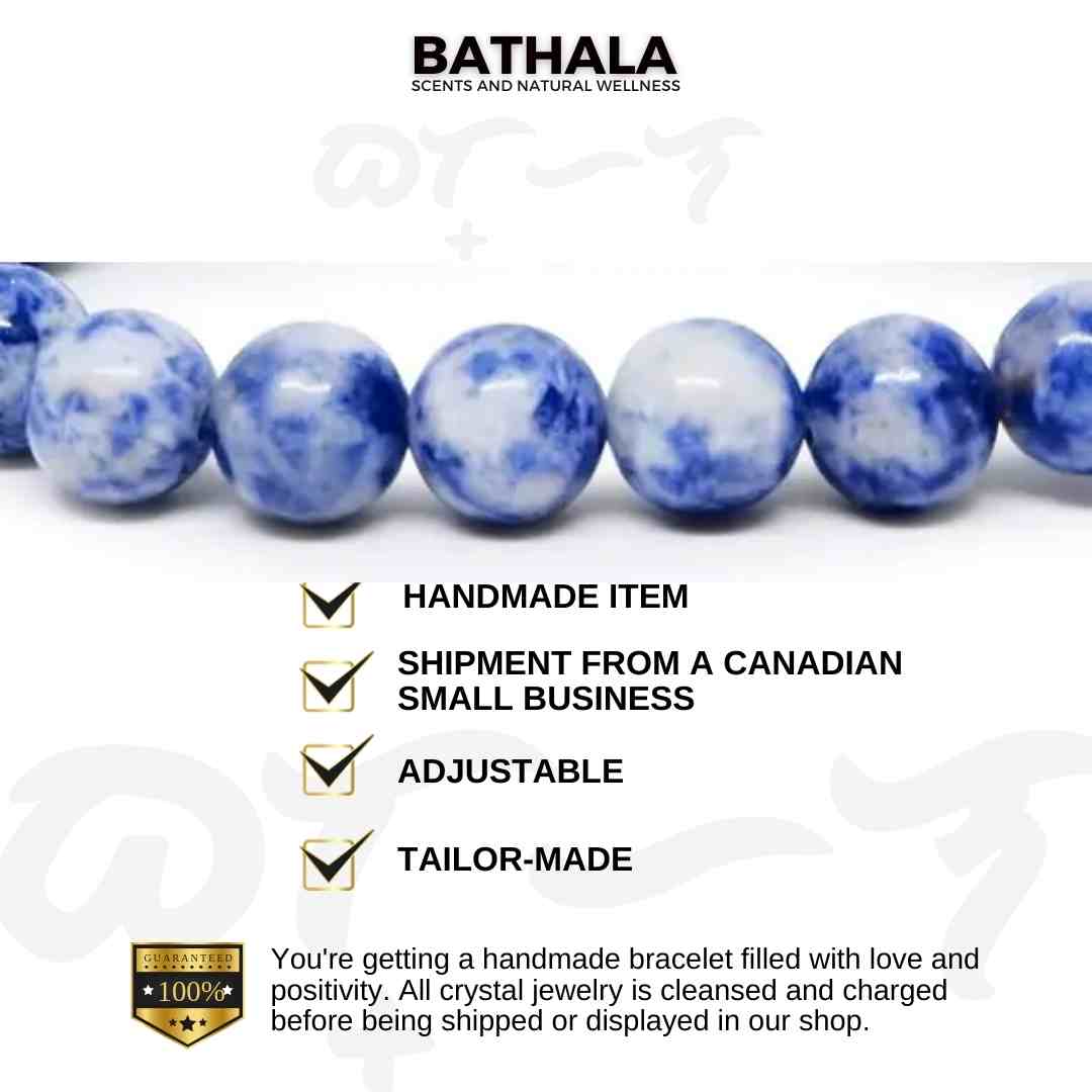 Sodalite I Clarity | Emotional Balance | Intuition | Truth - Bathala Scents and Natural Wellness