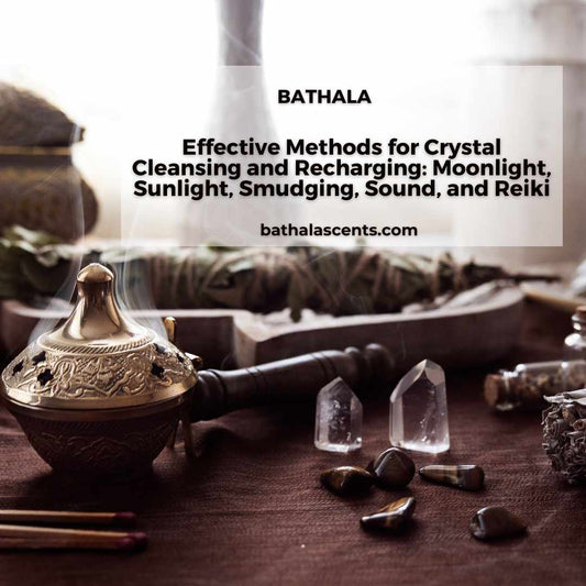 Mastering Crystal Cleansing and Recharging: Moonlight, Sunlight, Smudging, Sound, and Reiki Energies - Bathala Scents and Natural Wellness