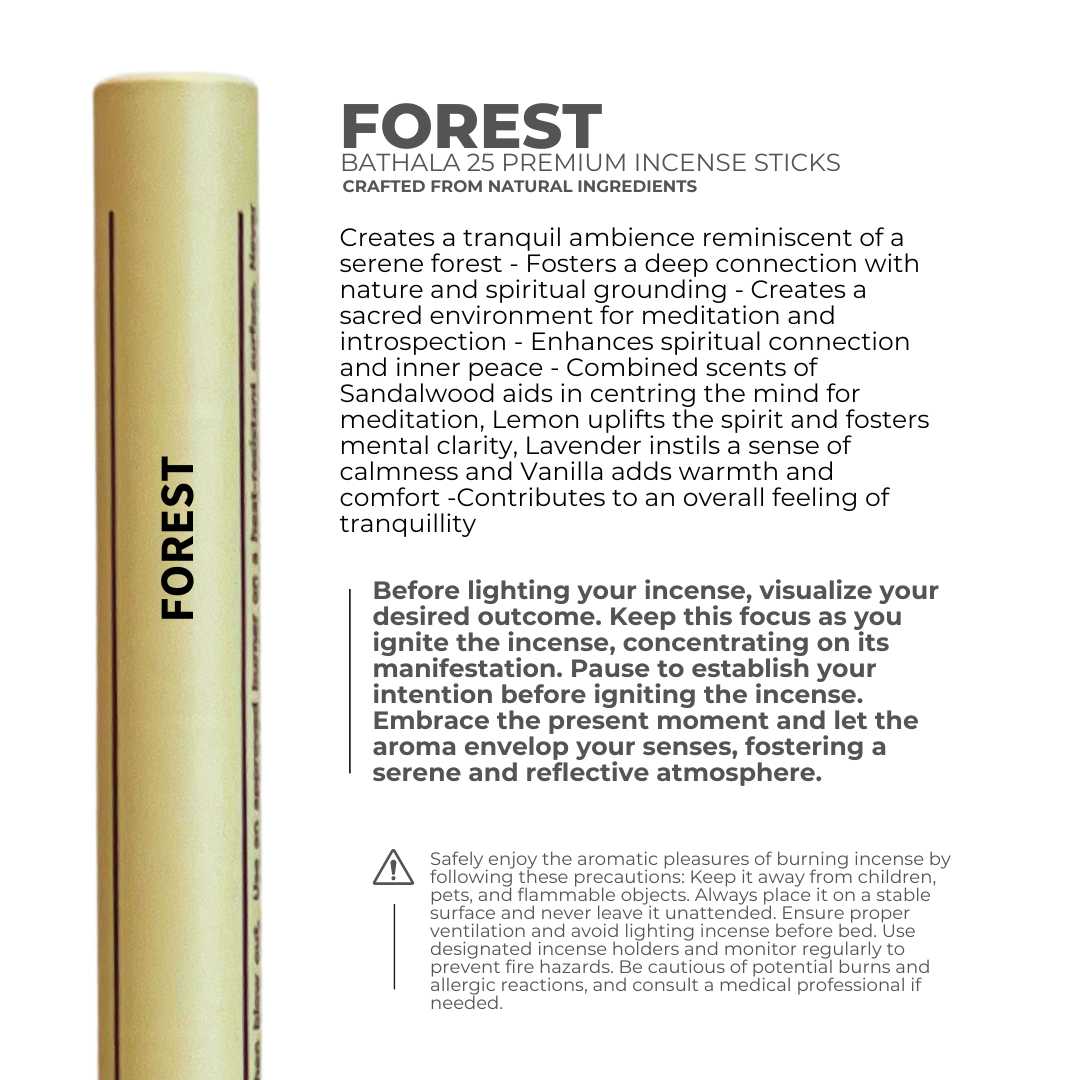 Forest I Premium Natural Incense Sticks - Bathala Scents and Natural Wellness