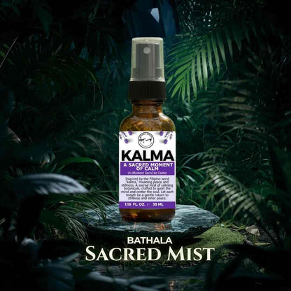 KALMA Calming Essential Oil Mist – Stress Relief, Meditation & Crown Chakra Healing - Bathala Scents and Natural Wellness