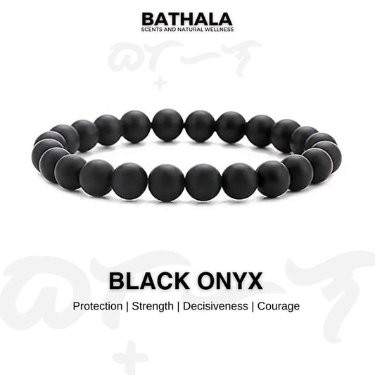 Black Onyx I Protection | Strength | Decisiveness | Courage - Bathala Scents and Natural Wellness
