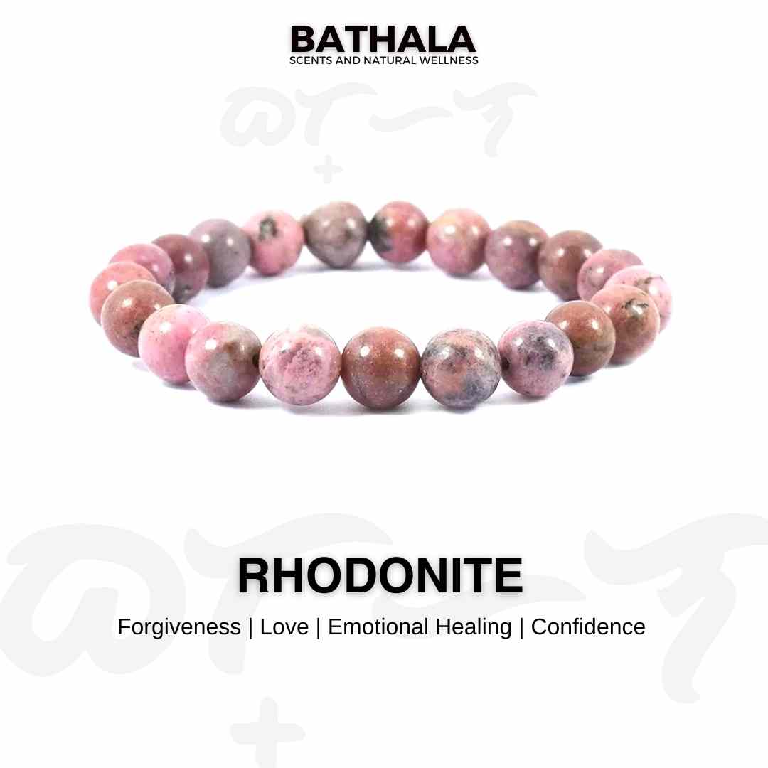 Rhodonite I Forgiveness | Love | Emotional Healing | Confidence - Bathala Scents and Natural Wellness