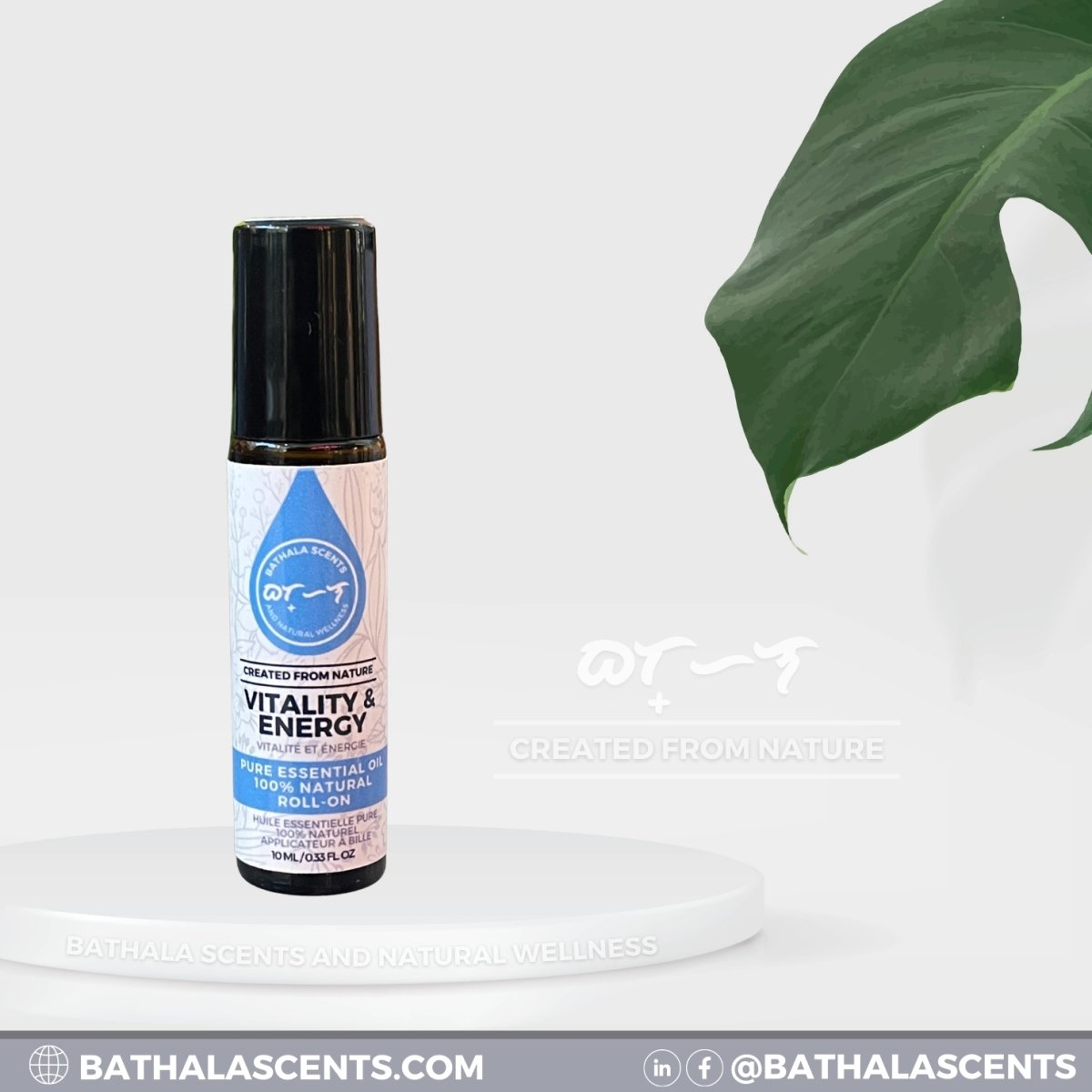 Vitality and Enegery I Essential Oil Roll-On Blend 10ml - Bathala Scents and Natural Wellness